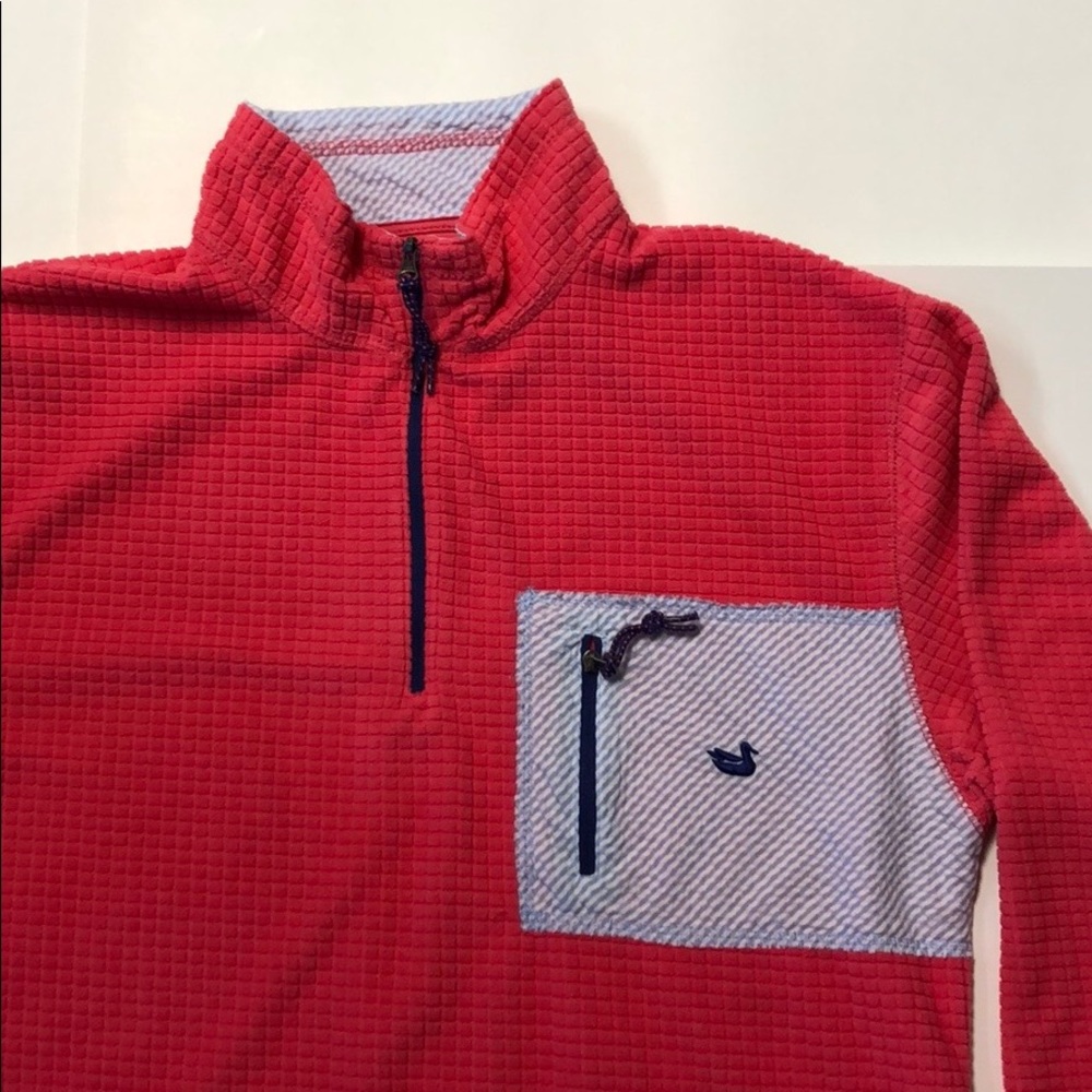 Southern Marsh FieldTec Dune Pullover-Seersucker - Picture 2 of 10
